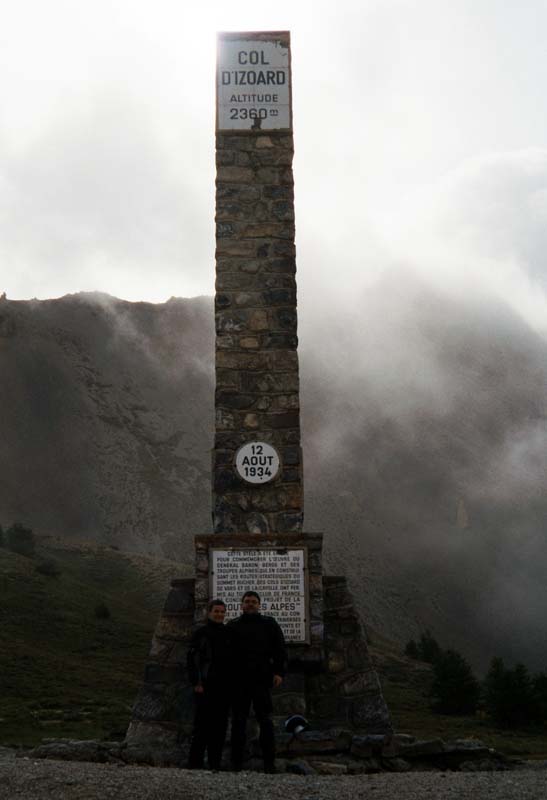 S�ule auf dem Col d'Isoard