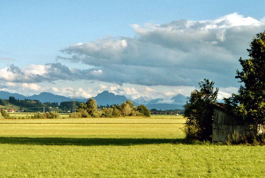 Blick ins Allg�u vor Kempten